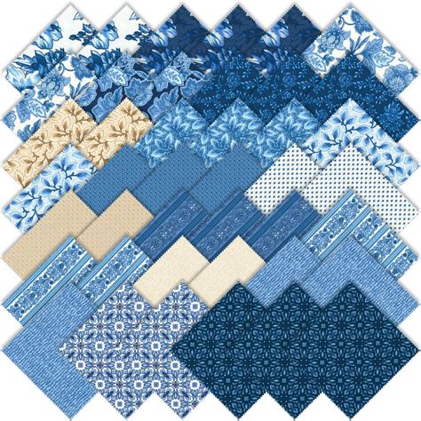 blue quilt fabric for sale